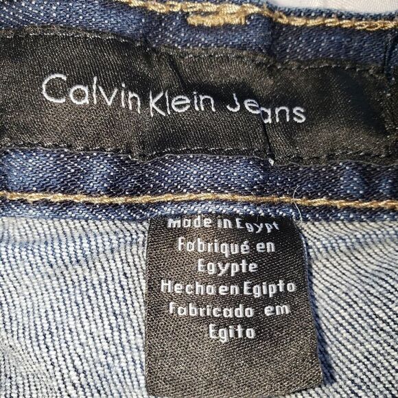 Calvin Klein Jeans Women's 8 Blue Denim Fit & Flare 9" Rise 29.5" Inseam - Picture 5 of 6